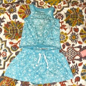 Toddler Light Blue Top and Skirt Set size 24mo